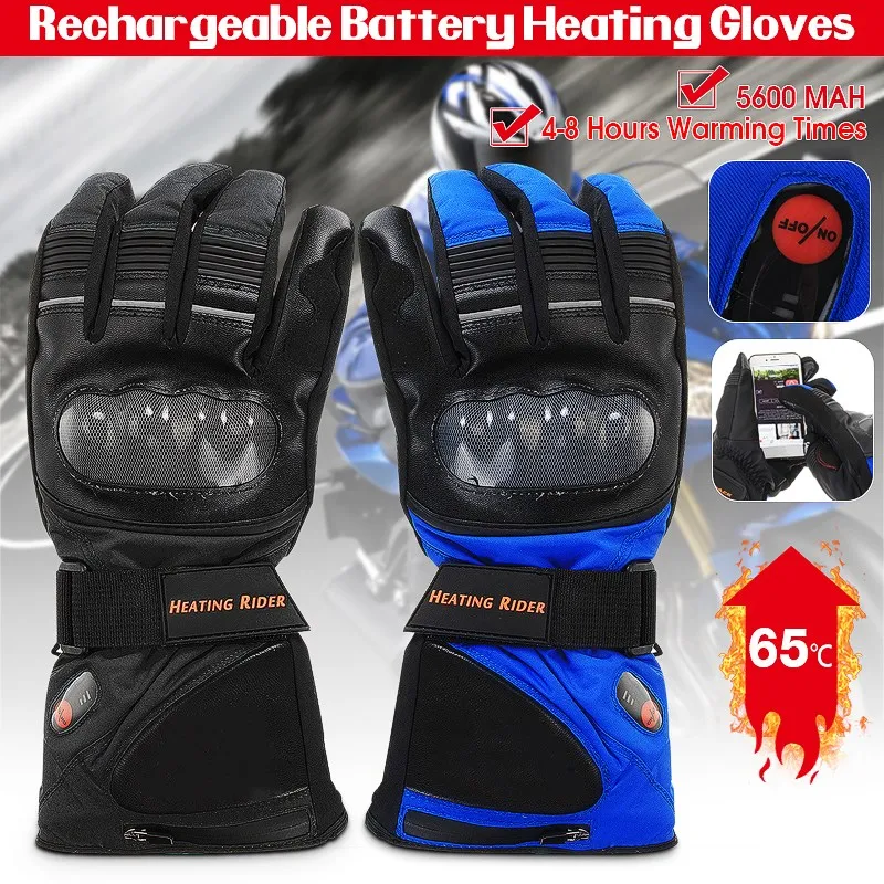 

Electric Thermal Gloves Rechargeable Battery Heated Gloves Winter Hand Warmer Cycling Motorcycle Bicycle Ski Skiing Gloves