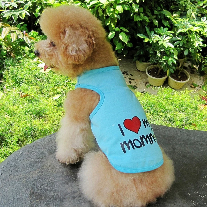 new Pet Dog Vests Puppy Vest Cat Vest Coat Clothes Cute T Shirt Size S