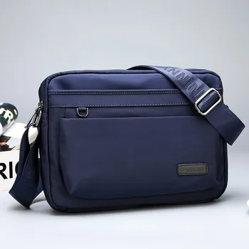 

16094-1&2 Men's Waterproof and Wearable Oxford Single Shoulder Bag Durable High-end Male Bag Crossbody Bags Men Messenger Bag