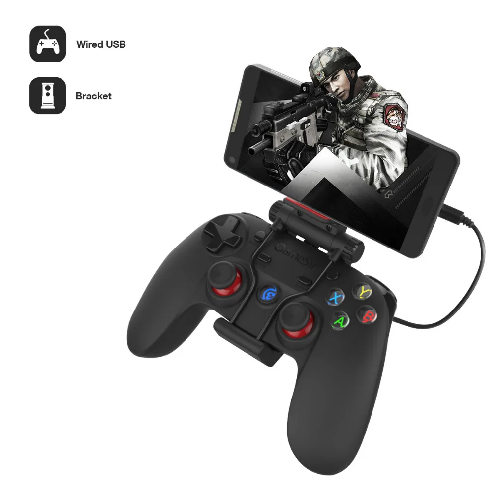 

Gamesir G3w Wired Joystick USB2.0 Gaming Gamepad Controller for Android Smartphone /Tablet PC Laptop With hoder