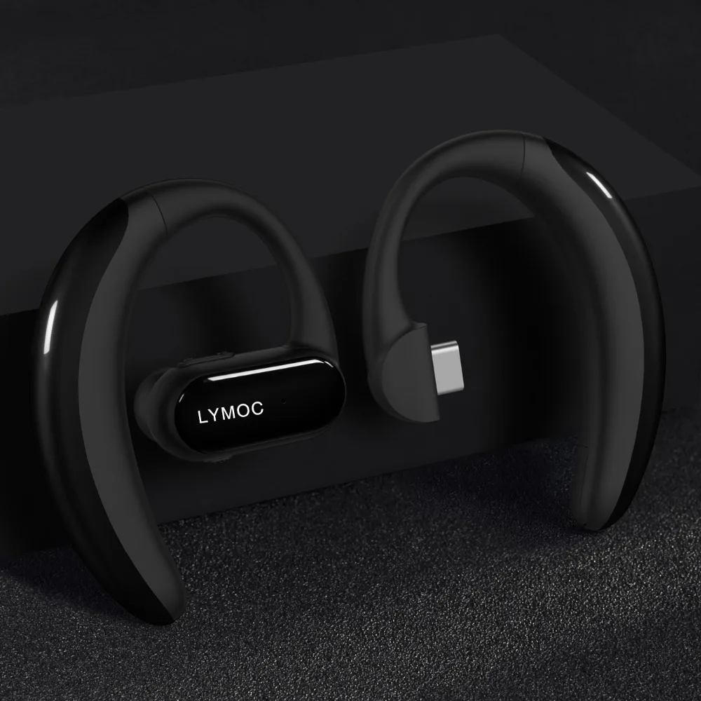 Original LYMOC Bluetooth Earphones Wireless Earbuds Headsets Type C Voice Control Stereo Bluetooth Headphones for iPhone Android