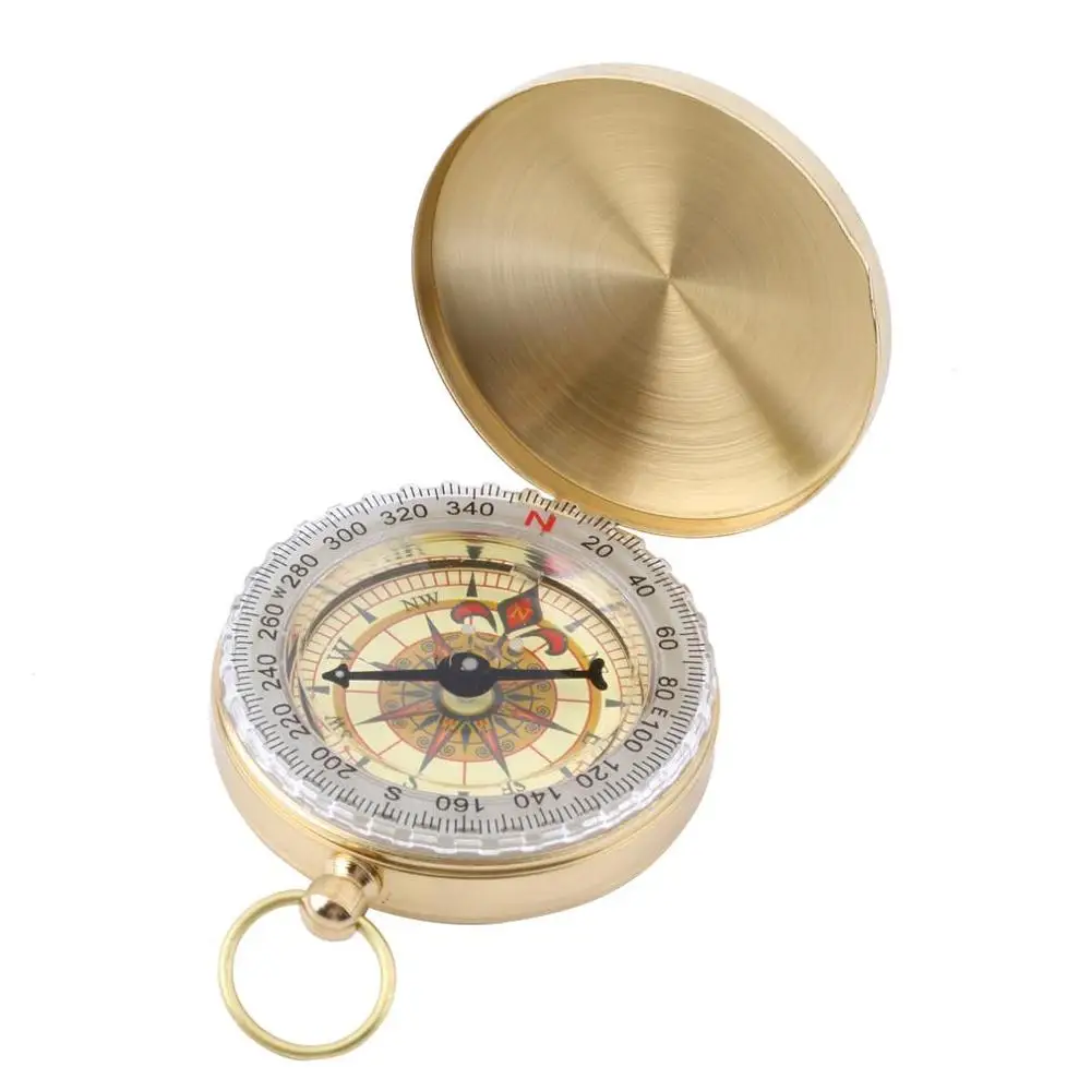 

Outdoor Metal Compass Camping Compass Geological Compass Professional Pocket Watch Compass Orienteering Hiking Compass