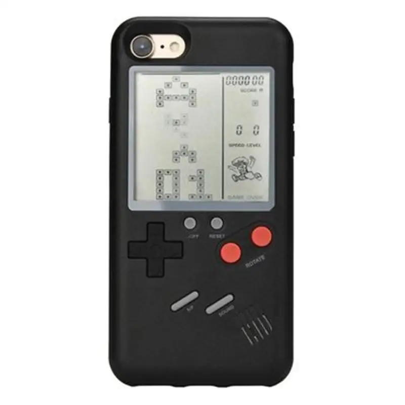 10pcs/lot Navpeak GB Gameboy Tetris Phone Case Game Console for Apple 7plus Tetris for iPhone X 6plus 6s 7 7plus 8 8plus