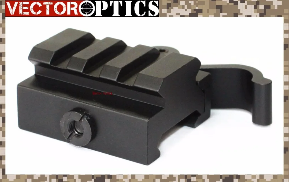 

Vector Optics Quick Release Short Picatinny Rail QD Riser Mount 21mm Base For Hunting Free Shipping