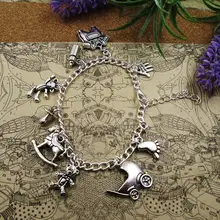 Посеребренная Очаровательная Браслет для мамы, папы, дедушки, тети, браслеты с подвесками