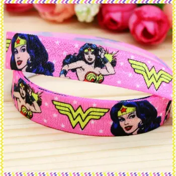 

5/8'' Free shipping Elastic FOE woman printed headband headwear hairband diy decoration wholesale OEM P4070