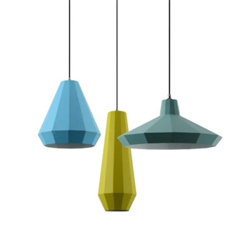 

Nordic Loft Style Industrial Wind Iron Droplight Modern LED Pendant Light Fixtures Dining Room Hanging Lamp Indoor Lighting