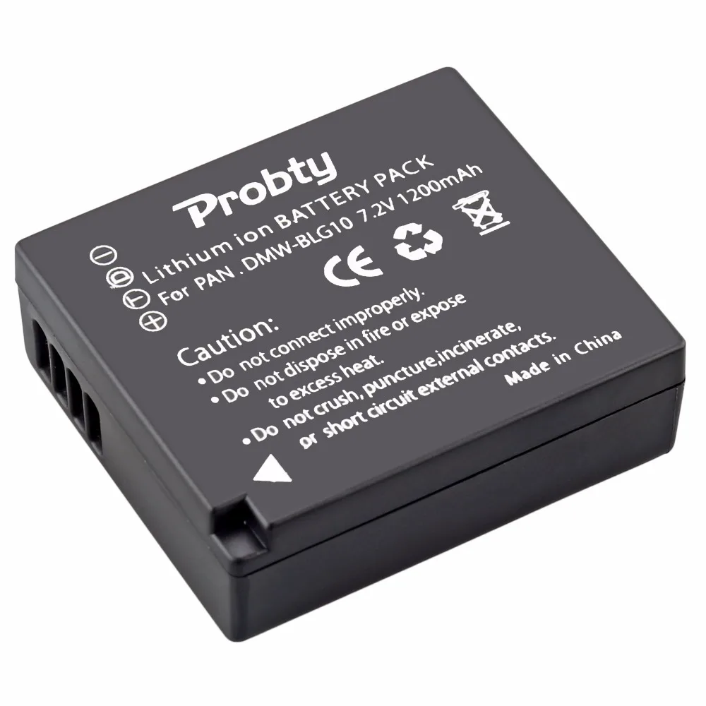 4 шт. Probty DMW BLG10 батарея для Panasonic DC ZS70 DMC GX80 GX85 ZS60 ZS100 GF6 GX7K LX100K|s60 battery|battery forbatteries batteries