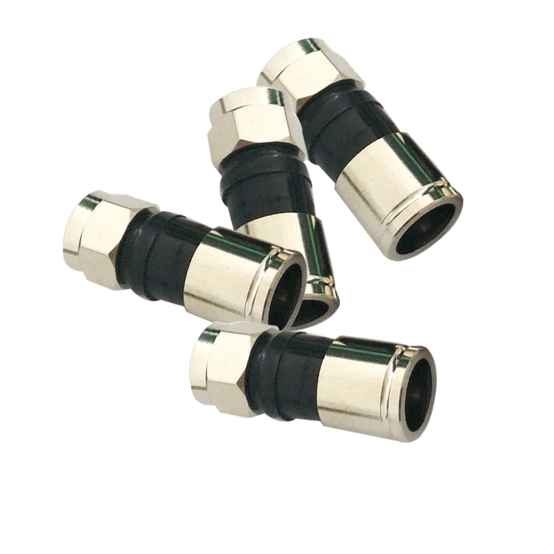 2.7cm Snap Seal Plug Connector 10pcs RG6 F Type Compression For Sky