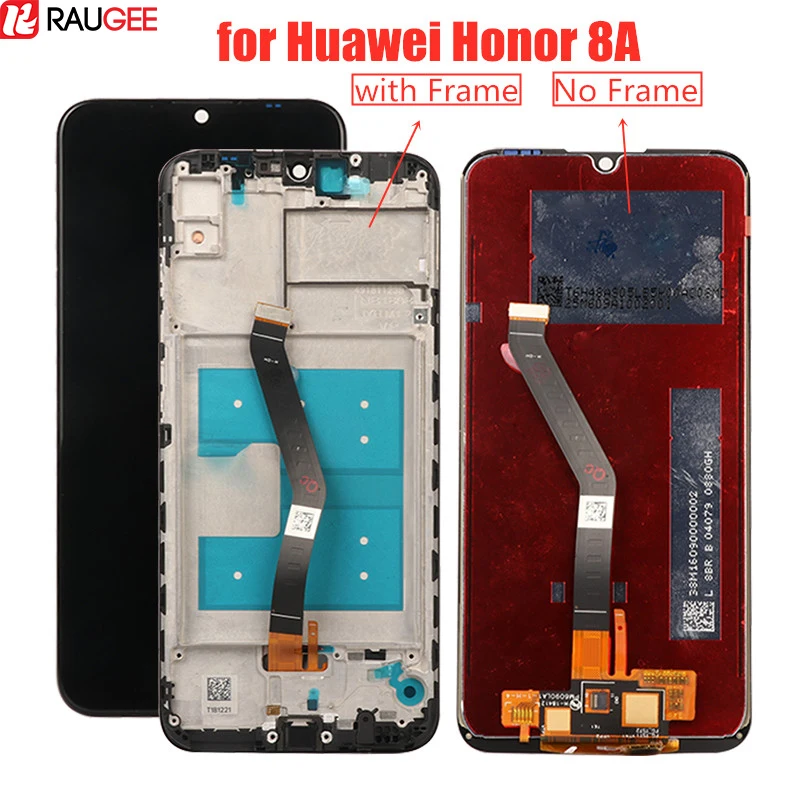 Продажа ЖК экран для huawei Honor 8A, ЖК дисплей + сенсорный экран с рамкой, сменный для huawei Honor 8A, 6,09 , ЖК дисплей с цифровым преобразователем