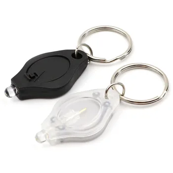 

10pcs LED Flashlight Keychain Finger Light Torch Lamp Mini White Light 22000Mcd Flashlight With Keychain linterna llavero