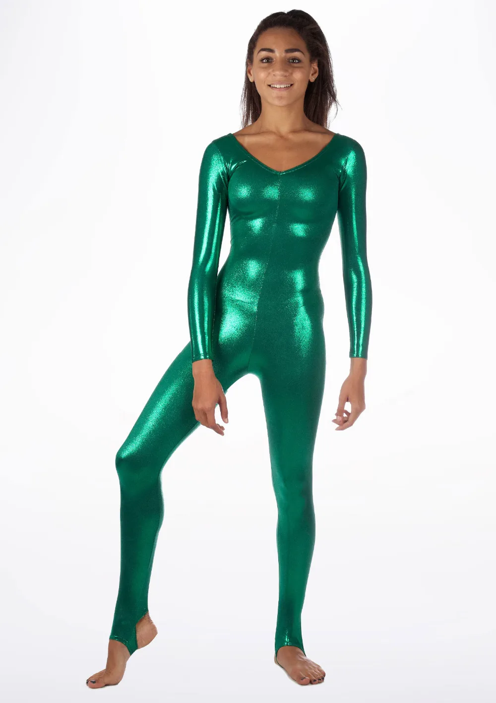 women metallic unitard (3)