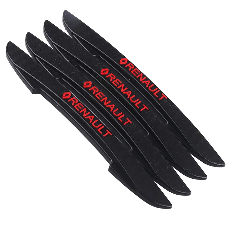 

4Pcs/Set Car Styling Car Anti-Collision Strip Door Decorative Bumper Protector Cover Door Stickers For Renault Auto Accessories