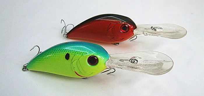 Isca de Pesca Suspender tipo China Manivela Isca Profundidade Mergulho Grande Jogo Mar Enfrentar Plástico Duro Falso Gancho Lábio 5.5cm 9cm 46g 4 Cheap Iscas artificiais