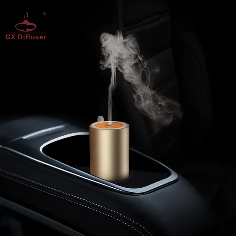 GX.Diffuser Portable Car USB Ultrasonic Humidifier Essential Oil Diffuser Aroma Diffuser Air Purifi