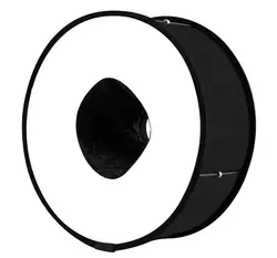 Вспышка Softbox диффузор кольцевой вспышки света складной фотографии Универсальный Professional интимные аксессуары 45 см
