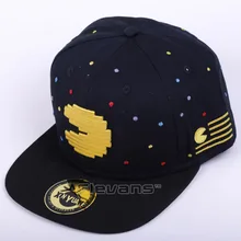 Модные Arcadegame Pac-Человек Взрослый Бейсбол Кепки шляпа Для мужчин Для женщин Регулируемый Pacman Snapback Кепки s