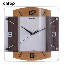 Modern design high quality watch fashion personality simple wood living room wall clock jumping seconds 8 inches free shipping