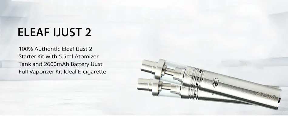 5 шт. оригинальный eleaf ijust 2 starter kit я просто бак 5,5 мл катушки голову 0.3ohm vs Only eleaf ijust2 батарея 2600 мАч vs s kit