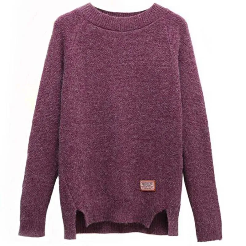 2018 Women Sweaters And Pullovers Autumn Winter Long Sleeve Pull Femme Solid Pullover Female Casual Knitted Sweater NS3996 2018 Women Sweaters And Pullovers Autumn Winter Long Sleeve Pull Femme Solid Pullover Female Casual Knitted Sweater NS3996