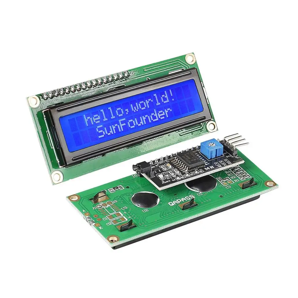 SunFounder IIC/I2C/TWI 1602 Серия ЖК дисплей модуль для Arduino Uno R3 Mega 2560 DIY Электронный