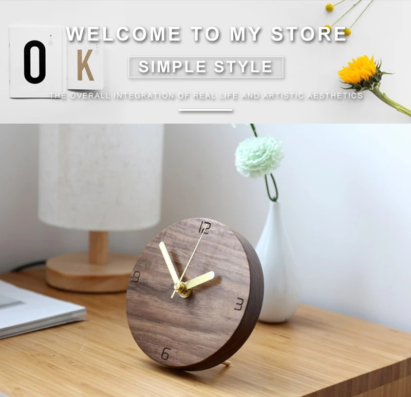 vintage wooden clock clock industrial la crosse mini antique decoration reloj sobremesa moderno decoracion alarm clock batman wood clock desk (1)
