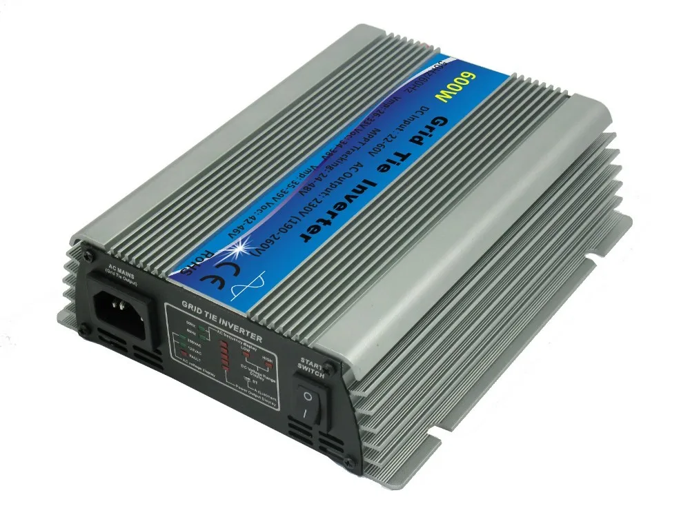 Inversor do Laço da Grade da C.a. Solar do Inversor do Laço da Grade de 600w dc a 120v Onda Senoidal Pura Mppt ou 22-60v 230v 10.5-28v High Quality Renovação da Casa