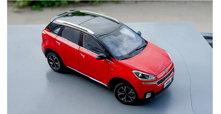 1:18 Dongfeng Yueda KIA KX3 маленький внедорожник сплав модель автомобиля, Литые металлические развивающие игрушки, качественные Подарки