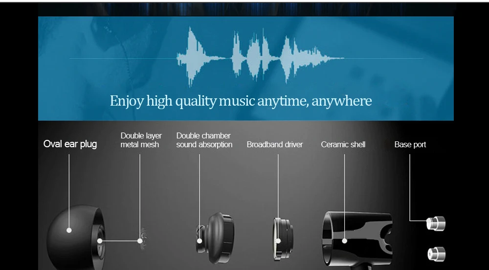 IE800 HD стерео бас наушники горячие HF800 наушники вкладыши керамические HiFi сабвуфер наушники