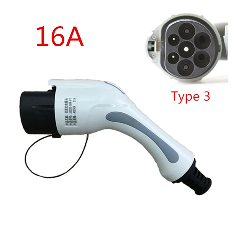 

16A EV Charger Type 3 EV PLUG connector for electric car charging charging station AC EV charger plug