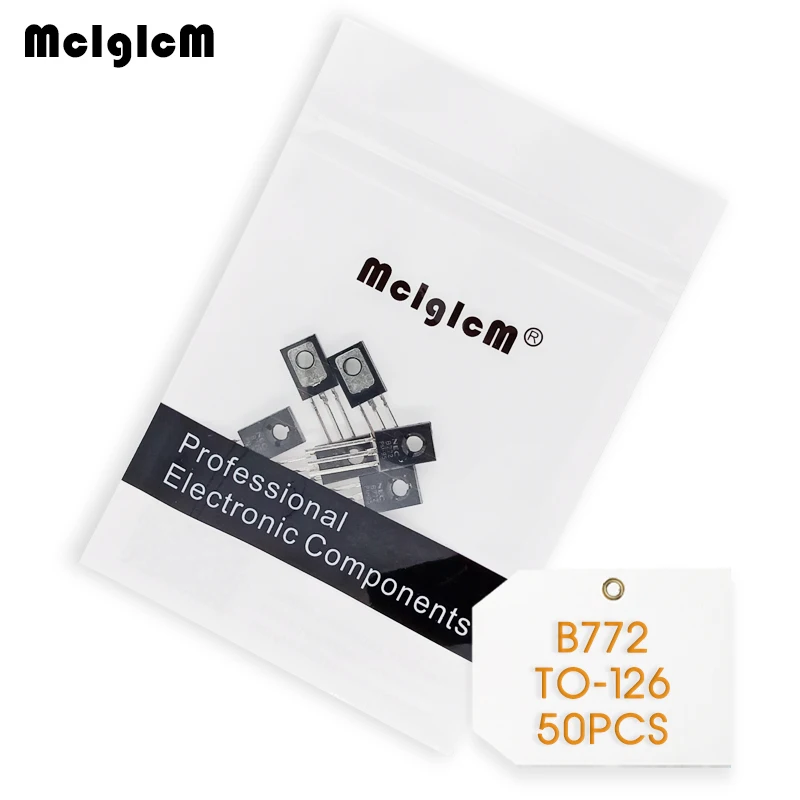 Triode Transistor B772 2SB772 3A/40V PNP Power Triode MCIGICM 50pcs