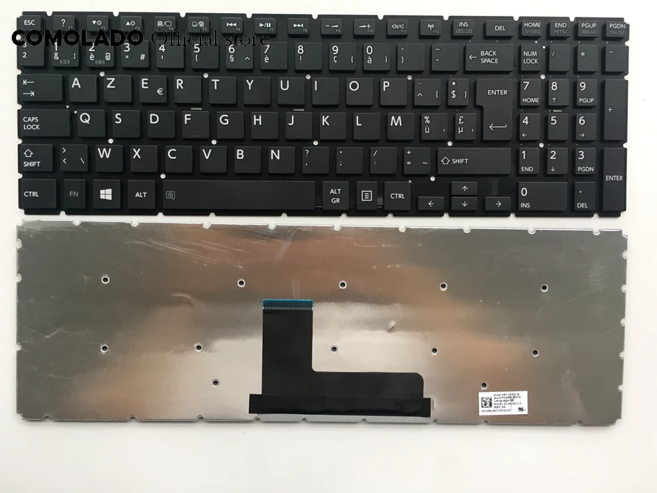 BE Belgium keyboard for Toshiba Satellite L50-B L55-B L55DT-B S50-B S55-B black Laptop Keyboard BE Layout