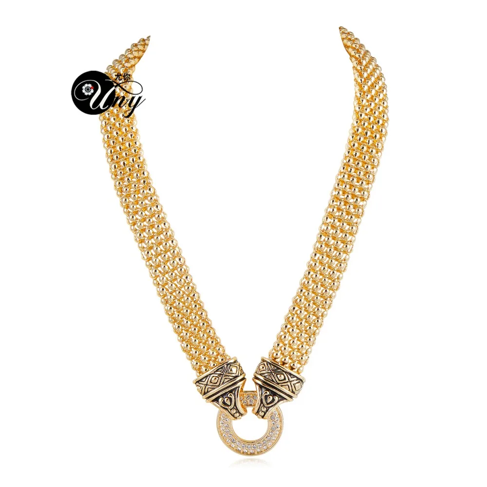 Uny дизайнера вдохновили короткие Ожерелья классический Цепочки и ожерелья элегантный Ожерелья Винтаж под старину necklacce Jewelry Новогодние товары подарок