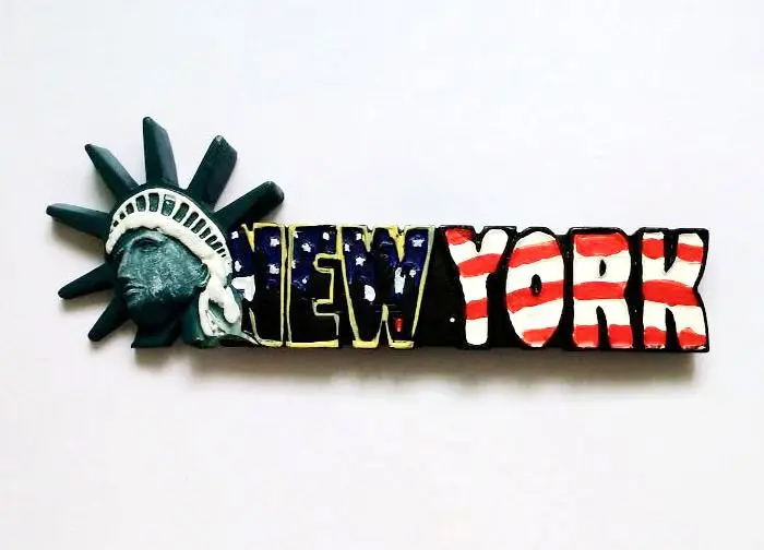 Статуя Свободы Нью-Йорк, США, туристический сувенир, 3D магниты на холодильник, креативное украшение для дома, магнитные наклейки на холодильник, подарок - Цвет: 010