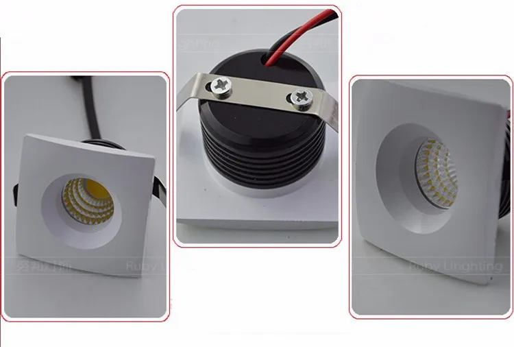 Sala de Estar Mancha para Baixo a Luz Frete Grátis Dimmable Foyer Rebaixada Micro Miniatura Pequeno Mini Cob Quadrado Levou Downlight 5 w 3 led downlight 18w