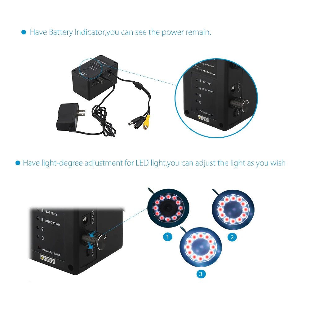 Eyoyo Underwater Fishing Camera 9 inch LCD Monitor HD 1000TVL  Waterproof DVR Video Cam (Infrared Lights 30m cable) Eyoyo Underwater Fishing Camera 9 inch LCD Monitor HD 1000TVL  Waterproof DVR Video Cam (Infrared Lights 30m cable)