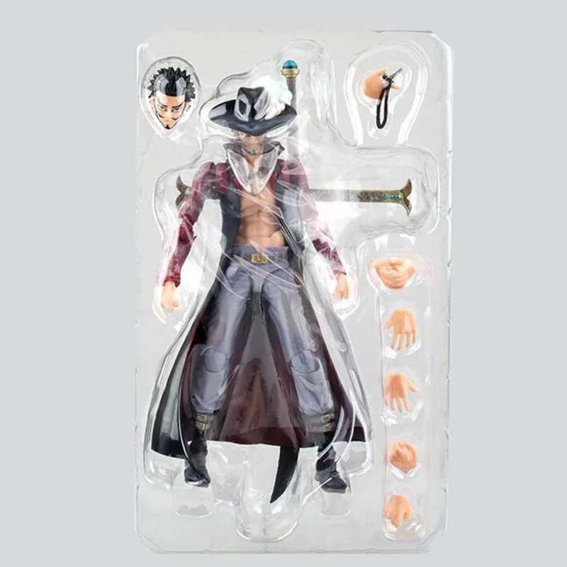 20 см японское аниме одна штука подвижные герои VAH Hawkeye Mihawk ПВХ фигурка модель