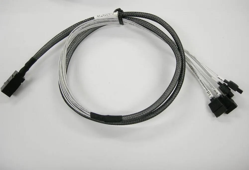 Value-5-Star MiniSAS HD Internal 12GB Data Cable SFF-8643 to 4 SATA 100cm 1M Value-5-Star MiniSAS HD Internal 12GB Data Cable SFF-8643 to 4 SATA 100cm 1M