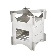 

outdoor Camping stainless steel Stove Portable Outdoor Folding for Backpack Survival Cooking Picnic Hunting stove