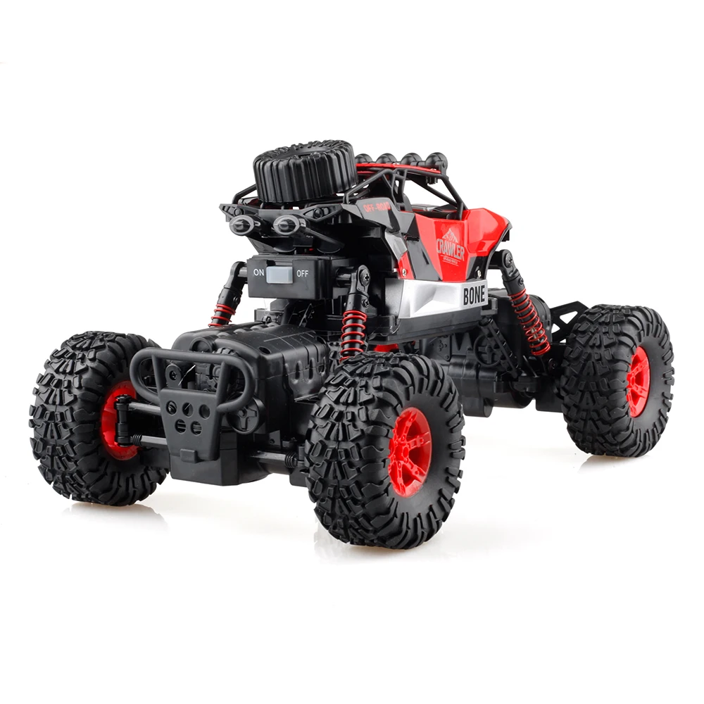 GizmoVine 2,4 г 4WD RC автомобиль двойные двигатели Bigfoot автомобиль дистанционного Управление игрушки 1/16 Водонепроницаемый RC Desert багги грузовик грязи велосипед для детей