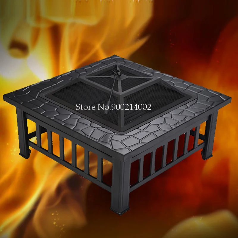 

American outdoor multi-purpose barbecue table Stainless steel leisure garden villa BBQ