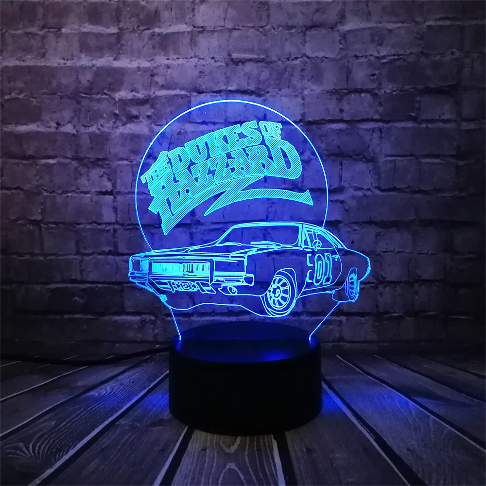 3D лампа автомобиль USB ночник многоцветный ласветодио дный ва LED RGB Освещение Luminaria настольная Дети Рождественские подарки дома Deacorative