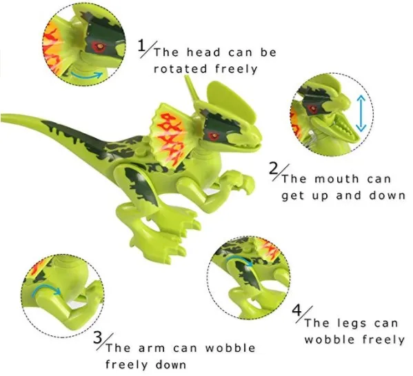 Одиночная Продажа динозавров парка Юрского периода Pterosauria Triceratops Indomirus T Rex