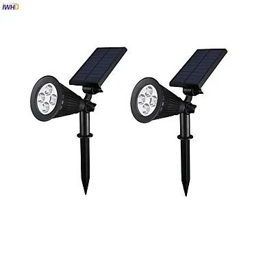

IWHD Outdoor Lighting LED Solar Light 2W 3.7V Garden Lamps Pathway Lawn Lights Luminaire Solar Lights For Garden Decoration