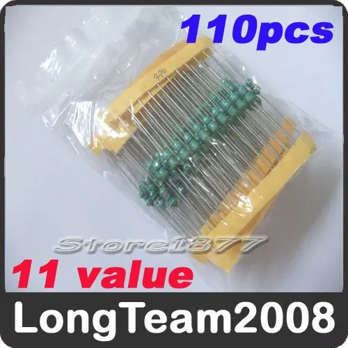 DIP Inductors Assorted Kit 11value total 110pcs 1UH to 1MH 0.5W DG001 | Обустройство дома