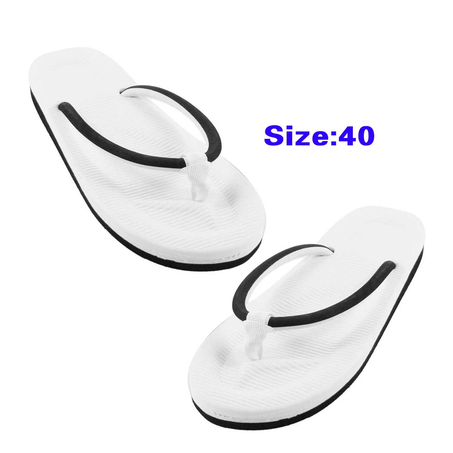 

COSW 2pcs Woman Foam Open Toe Backless Flip Flops Shoes SlipPers 1 Pair