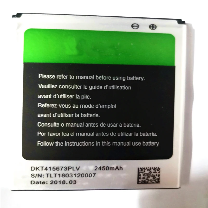 100% Оригинальный DKT415673PLV 2450mAh резервного копирования сменная батарея Батарея для