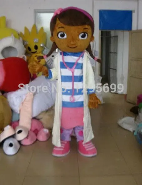 Cartone Animato Halloween Adulto Eva Testa Doc Mcstuffins Mascotte Costume Animale Adulto Taglia Vendita Calda