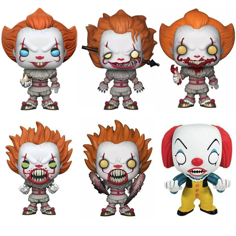 

Movie Stephen King's It Joker Clown Character PENNYWISE Vinyl Dolls Figure Model Toys