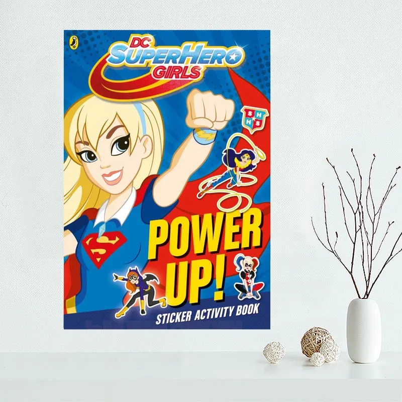 

Nice Super Hero Girls Art Poster Custom Canvas Poster Art Home Decoration Cloth Fabric Wall Poster Print Silk Fabric